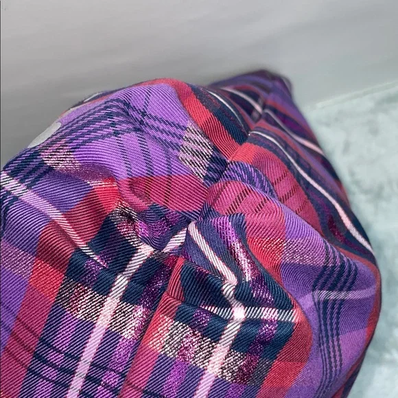 Coach ‘Poppy’ Tartan Plaid Glam Tote - Picture 7 of 12